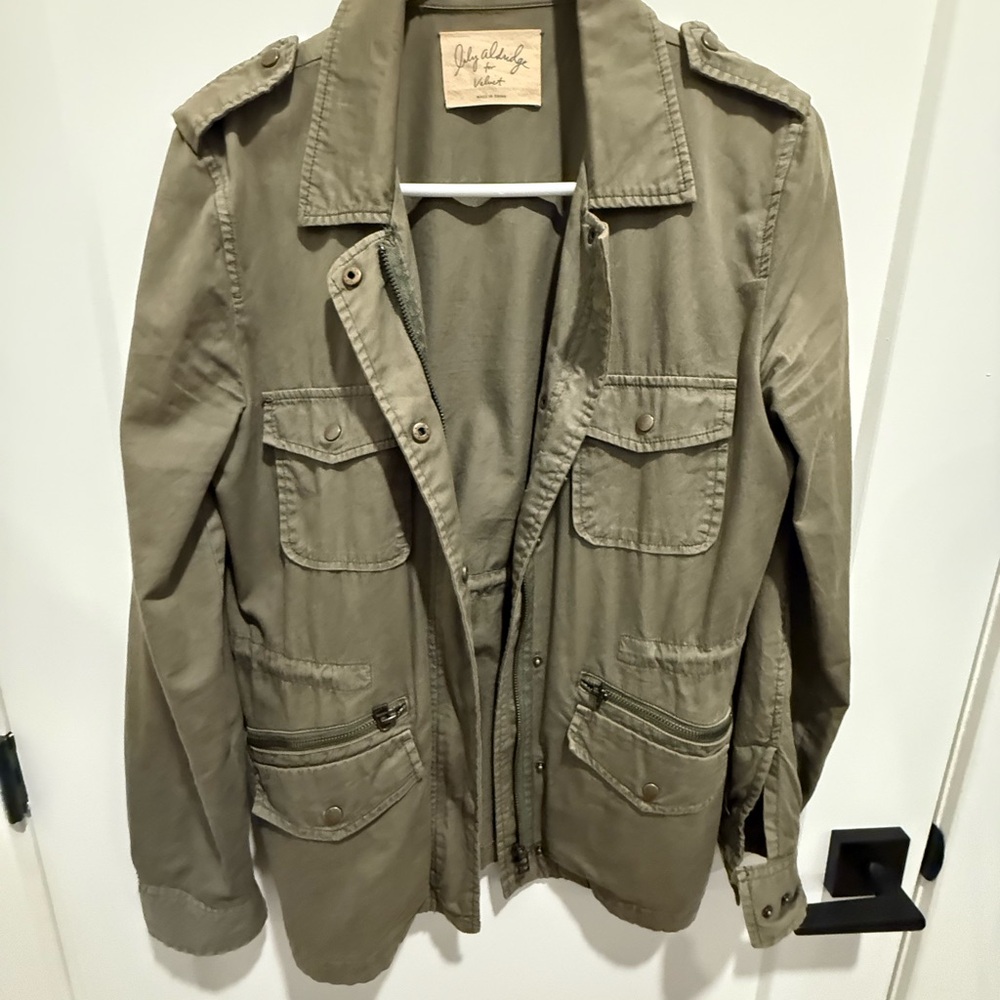 Velvet Olive Green Jacket
